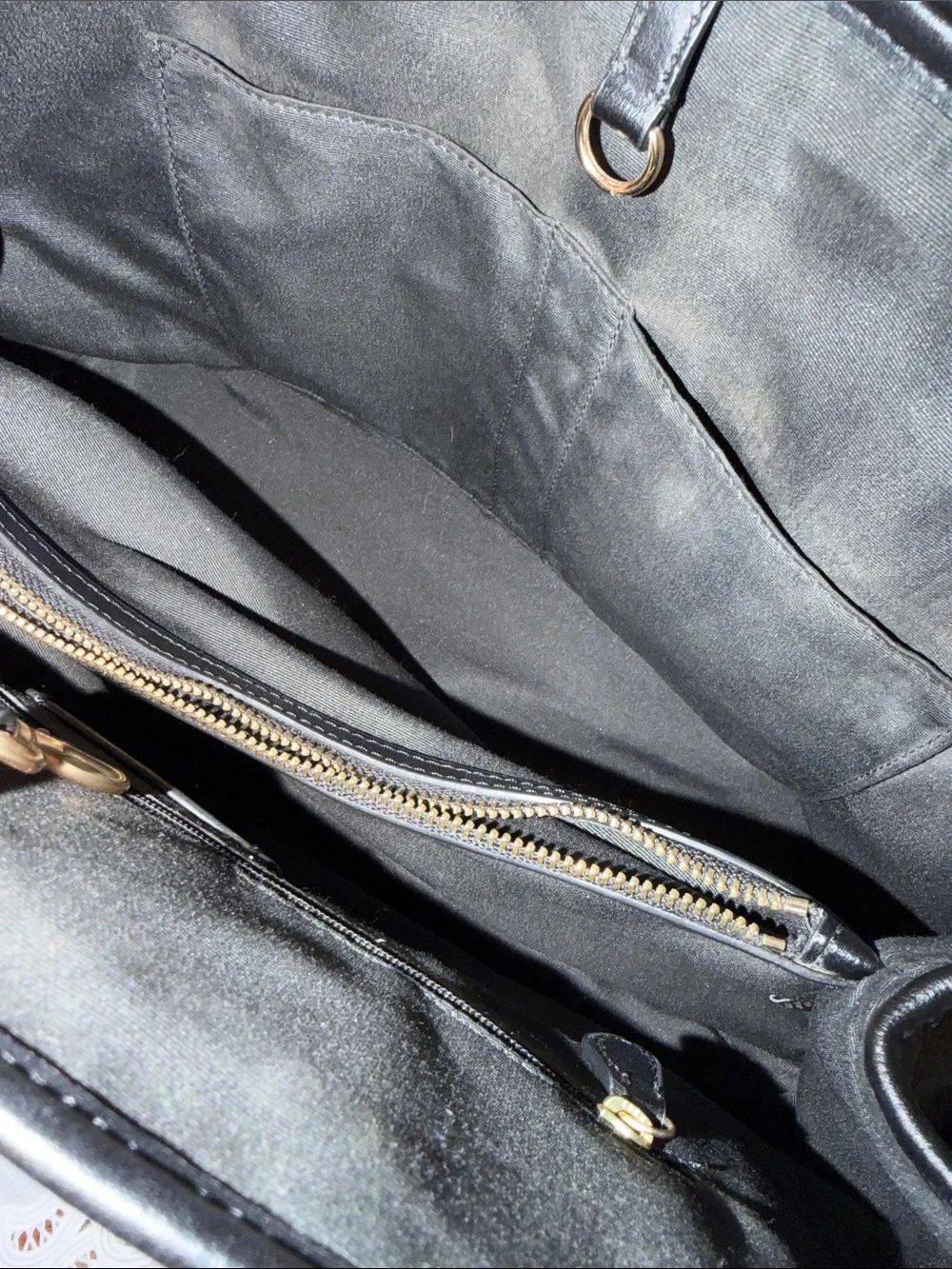 Coach Brown and Black Signature Canvas Tote Pristine Condition Like New - Picture 13 of 13